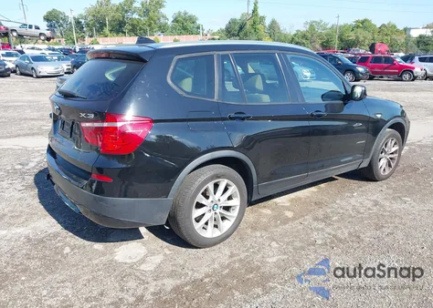 2013 BMW X3 xDrive28I from USA, damaged, VIN 5UXWX9C54D0A30613